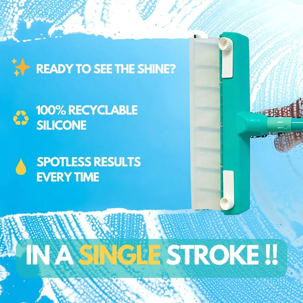 AquaSwipe™ Recyclable Silicone Window Squeegee Kit 🔥