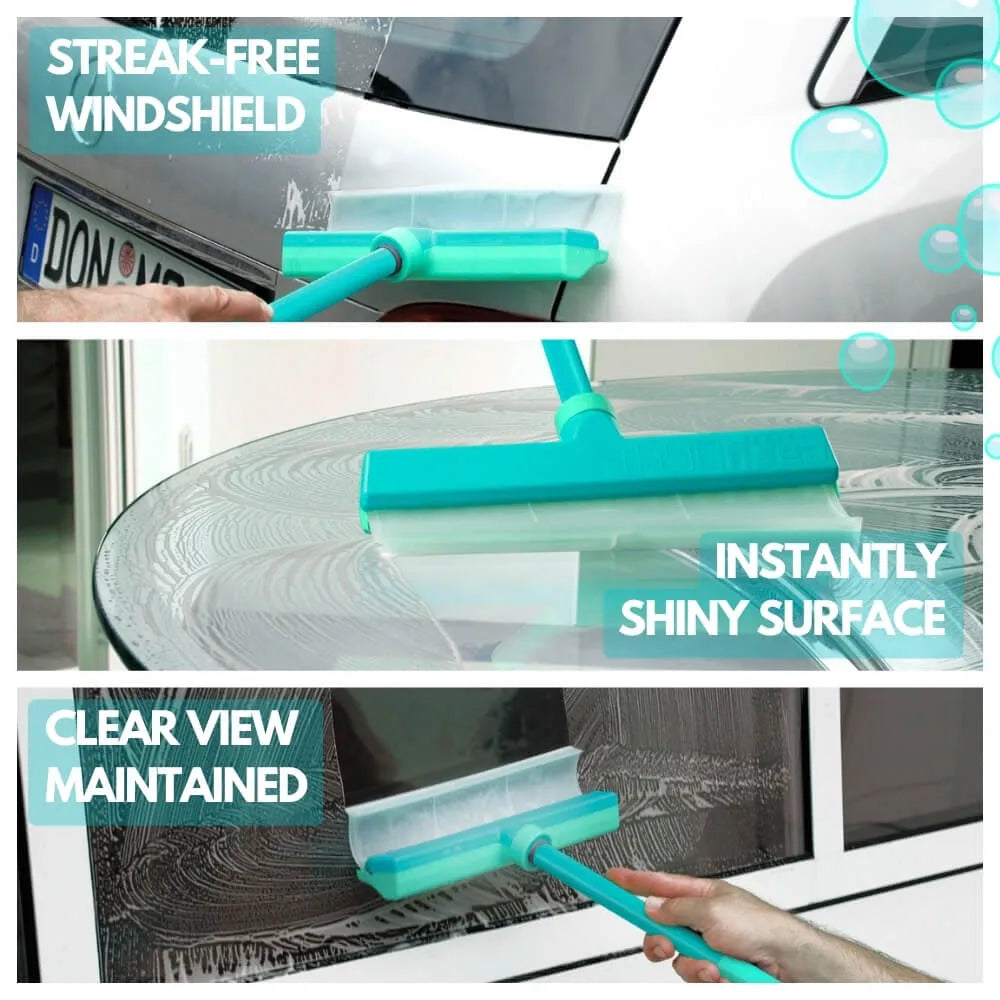 AquaSwipe™ Recyclable Silicone Window Squeegee Kit 🔥