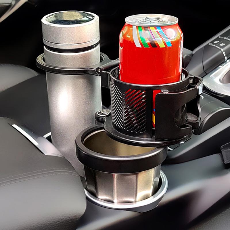 2-in-1 car cup holder