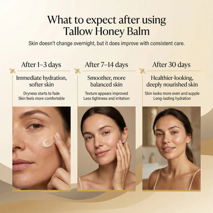 Tallow Honey Balm to Help Erase Fine Lines, Wrinkles, and Age Spots