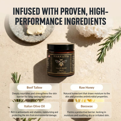 Tallow Honey Balm to Help Erase Fine Lines, Wrinkles, and Age Spots
