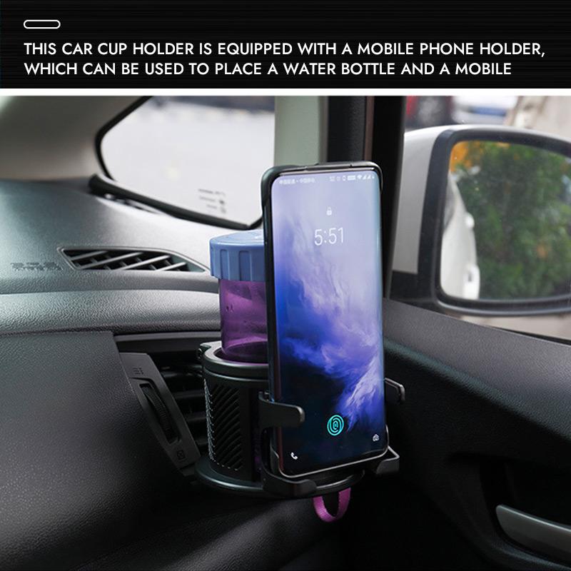 2-in-1 car cup holder