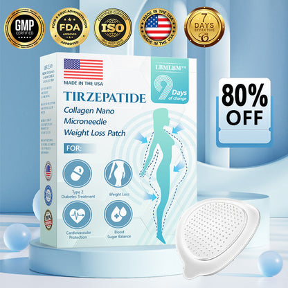 ✅ Best Seller-LBMLBM® SMGT-GLP-1 𝐓𝐢𝐫𝐳𝐞𝐩𝐚𝐭𝐢𝐝𝐞 & 𝐂𝐨𝐥𝐥𝐚𝐠𝐞𝐧 𝐍𝐚𝐧𝐨 𝐌𝐢𝐜𝐫𝐨𝐧𝐞𝐞𝐝𝐥𝐞 𝐖𝐞𝐢𝐠𝐡𝐭 𝐋𝐨𝐬𝐬 𝐏𝐚𝐭𝐜𝐡丨Targets Obesity, Loose Skin, High Blood Pressure, Diabetes, Fatty Liver, Joint Pain, Brain Fog, Low Energy, Body Aches, and More