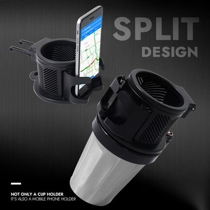 2-in-1 car cup holder