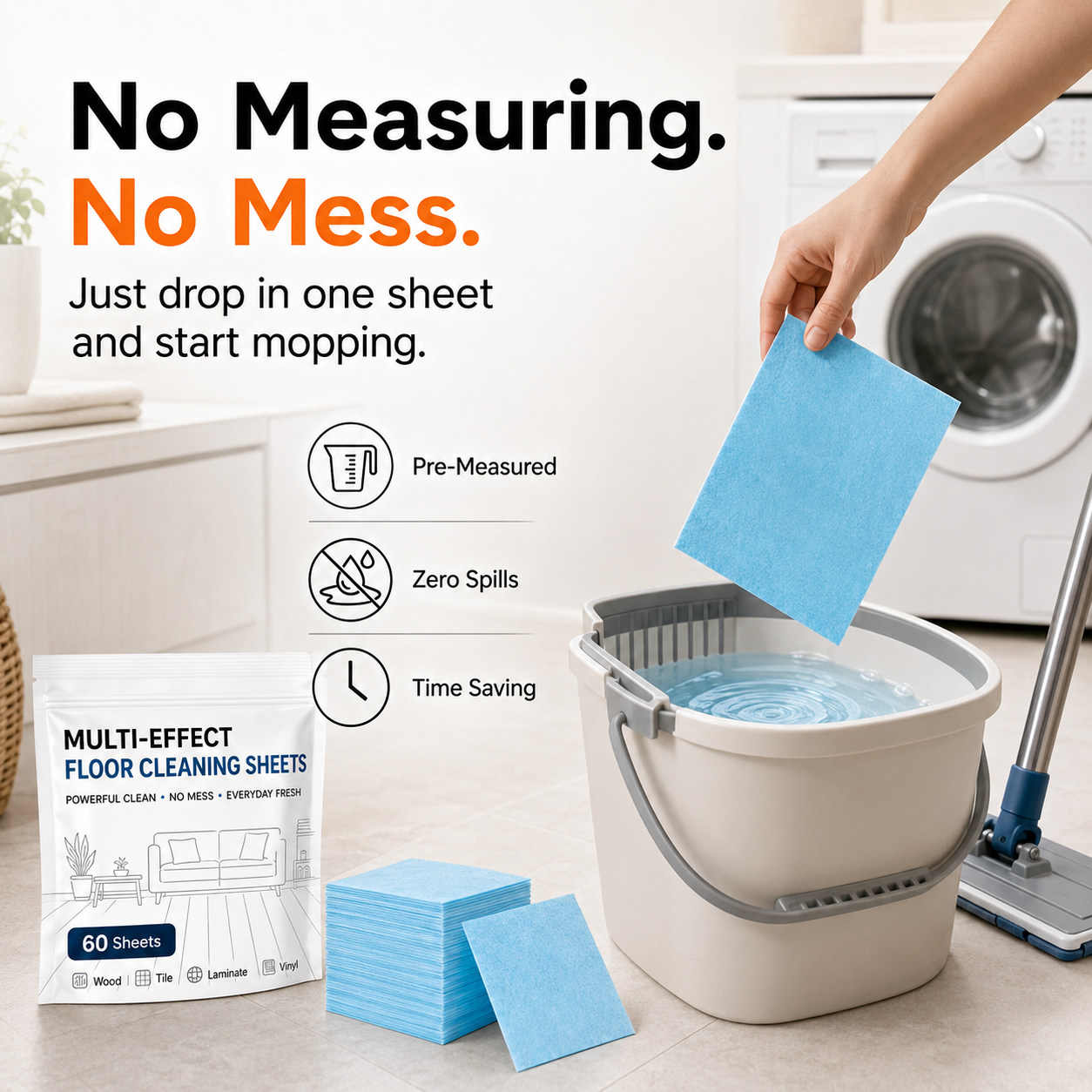 Multi-Surface Antibacterial Cleaner for Hardwood, Tile & Laminate