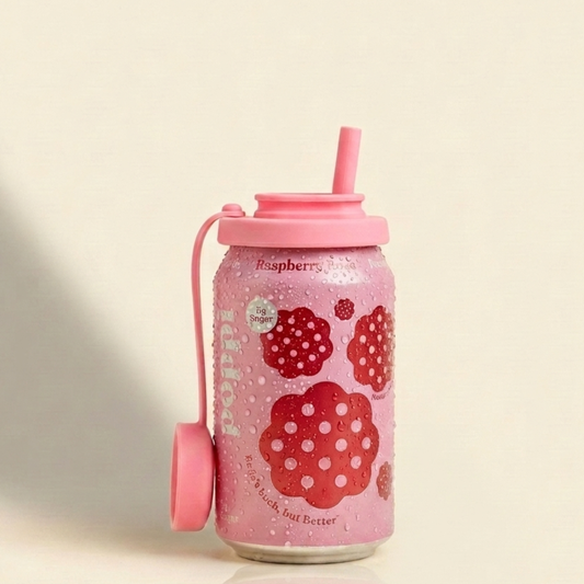 Spill-Proof Can Lid & Straw