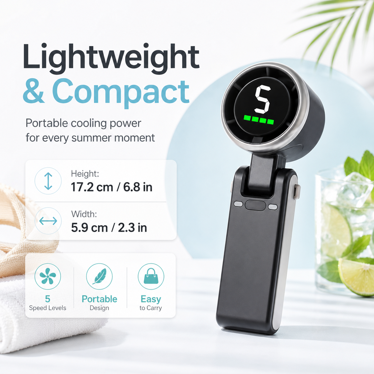 Portable Handheld Turbo Fan
