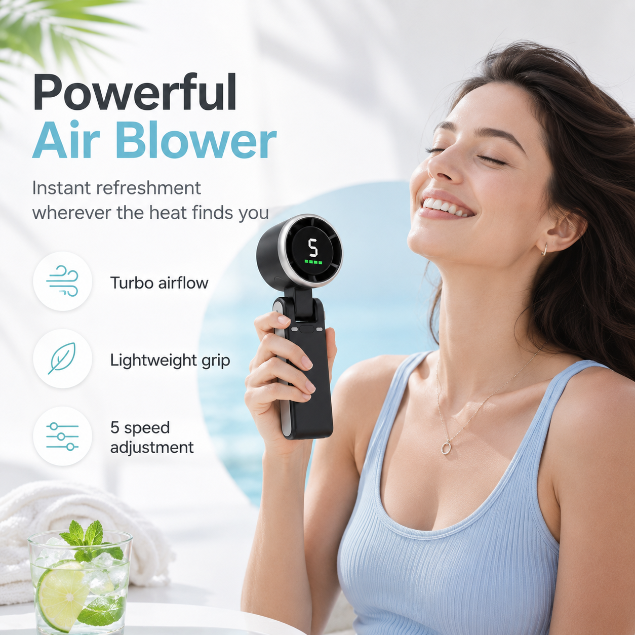 Portable Handheld Turbo Fan