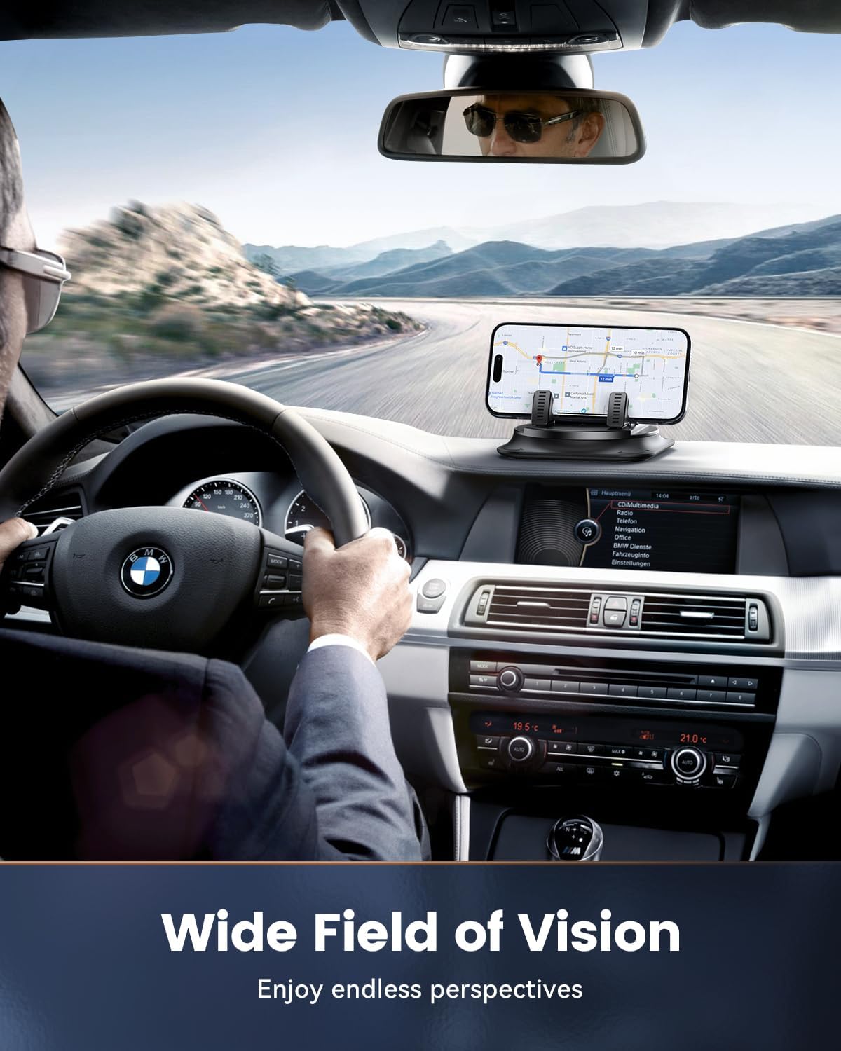 ⚡ 360° Adjustable Car Phone Holder 📱🚗